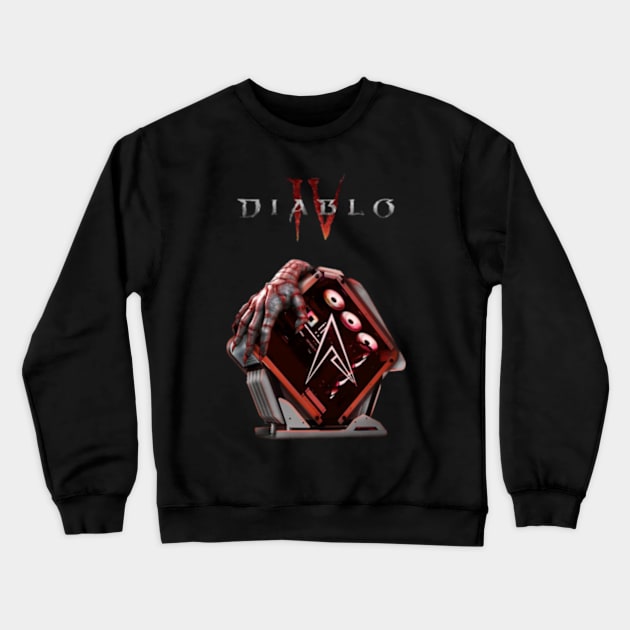 Diablo IV Crewneck Sweatshirt by shadowNprints